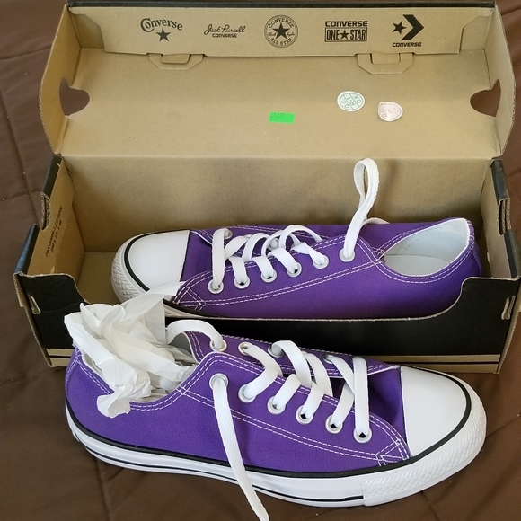 purple converse womens